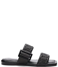 Downtown Leather Slide Sandals