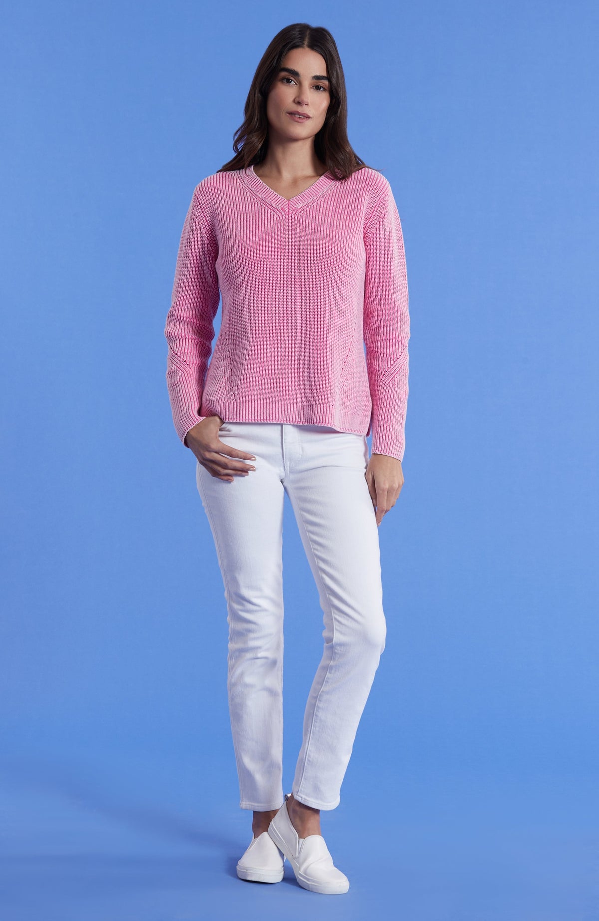 Mineral Wash Shaker Sweater
