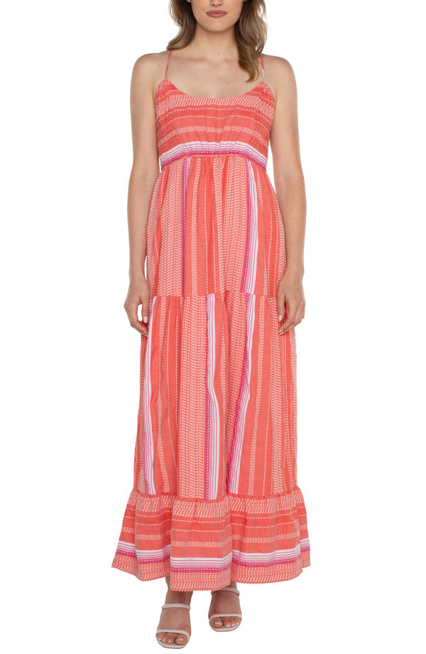 Maxi Dress With Racer Back