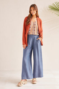 Flowy Pull On Wide Leg Pant