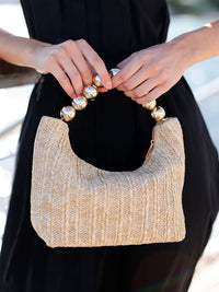 Alys Top Handle Natural Bag