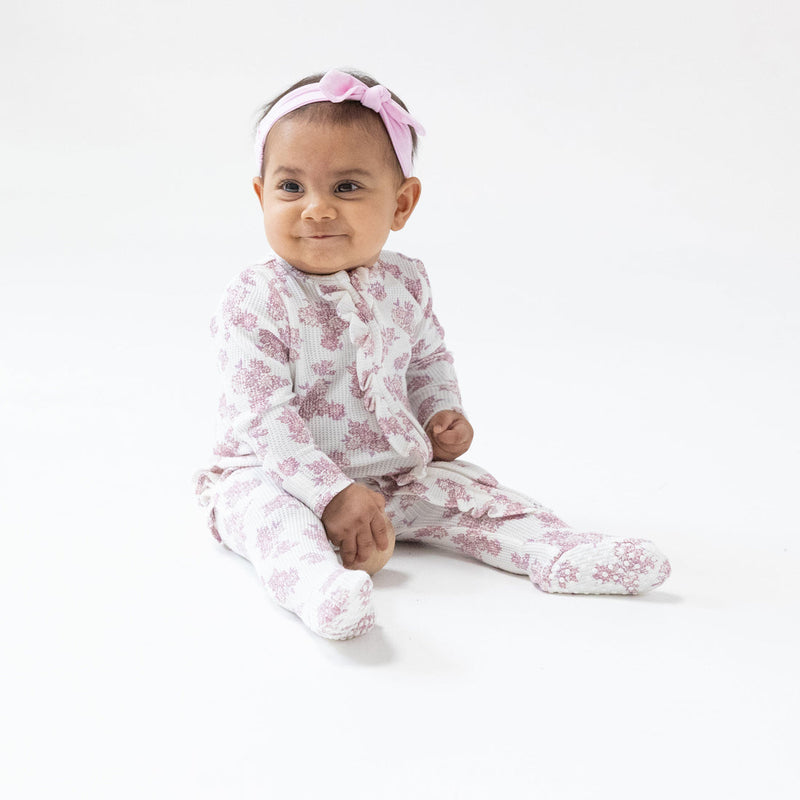 2 Way Ruffle Zipper Footie