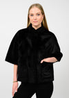 Faux Capelet Jacket