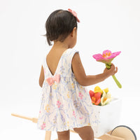 Infant Dress w. Bow and Bloomer
