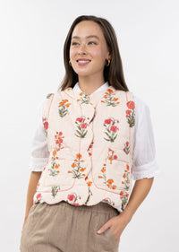 Quilted Scallop Vest