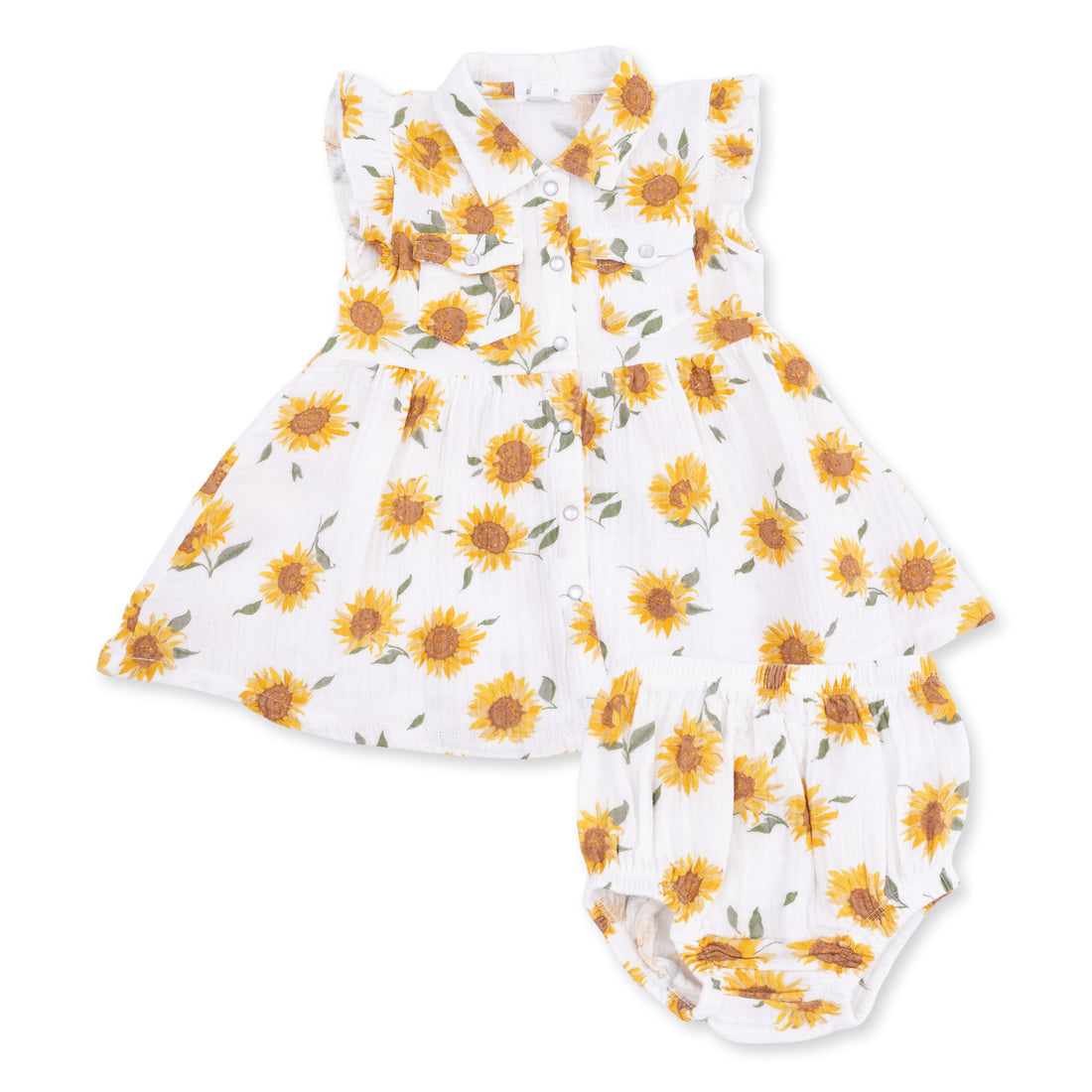 Western Pearl Snap Dress and Bloomer