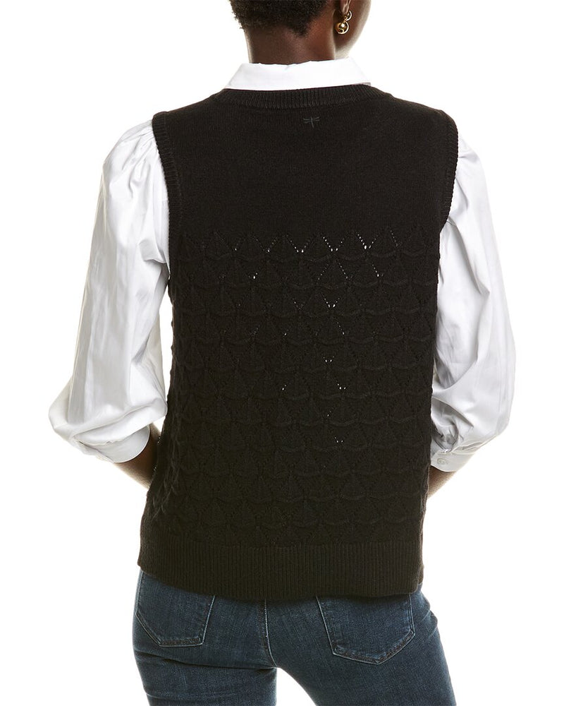 Pearl Pointelle Vest