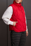 Quilted A-Line Puffer Vest