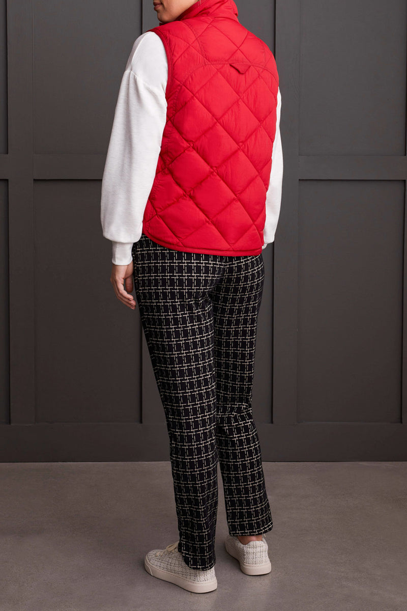 Quilted A-Line Puffer Vest