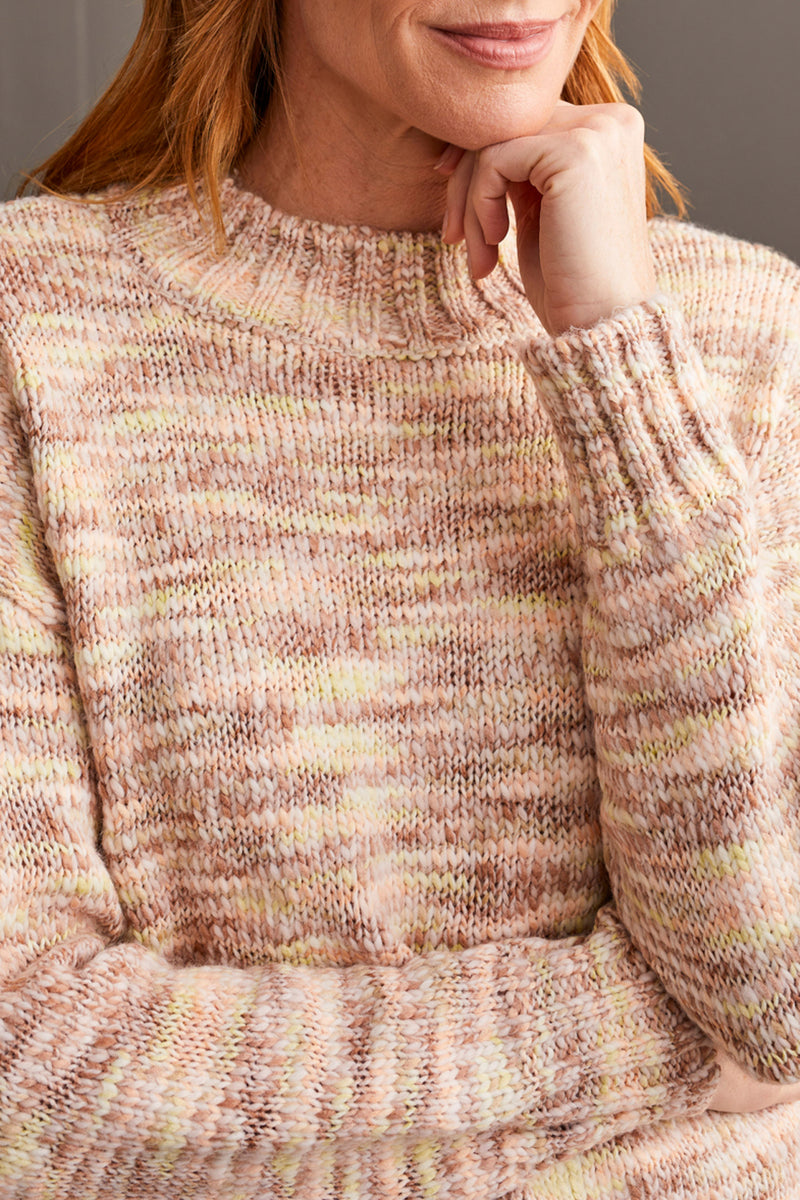 Long Sleeve Mock Neck Sweater