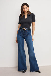 Soft Tech Good Waist Palazzo Jeans