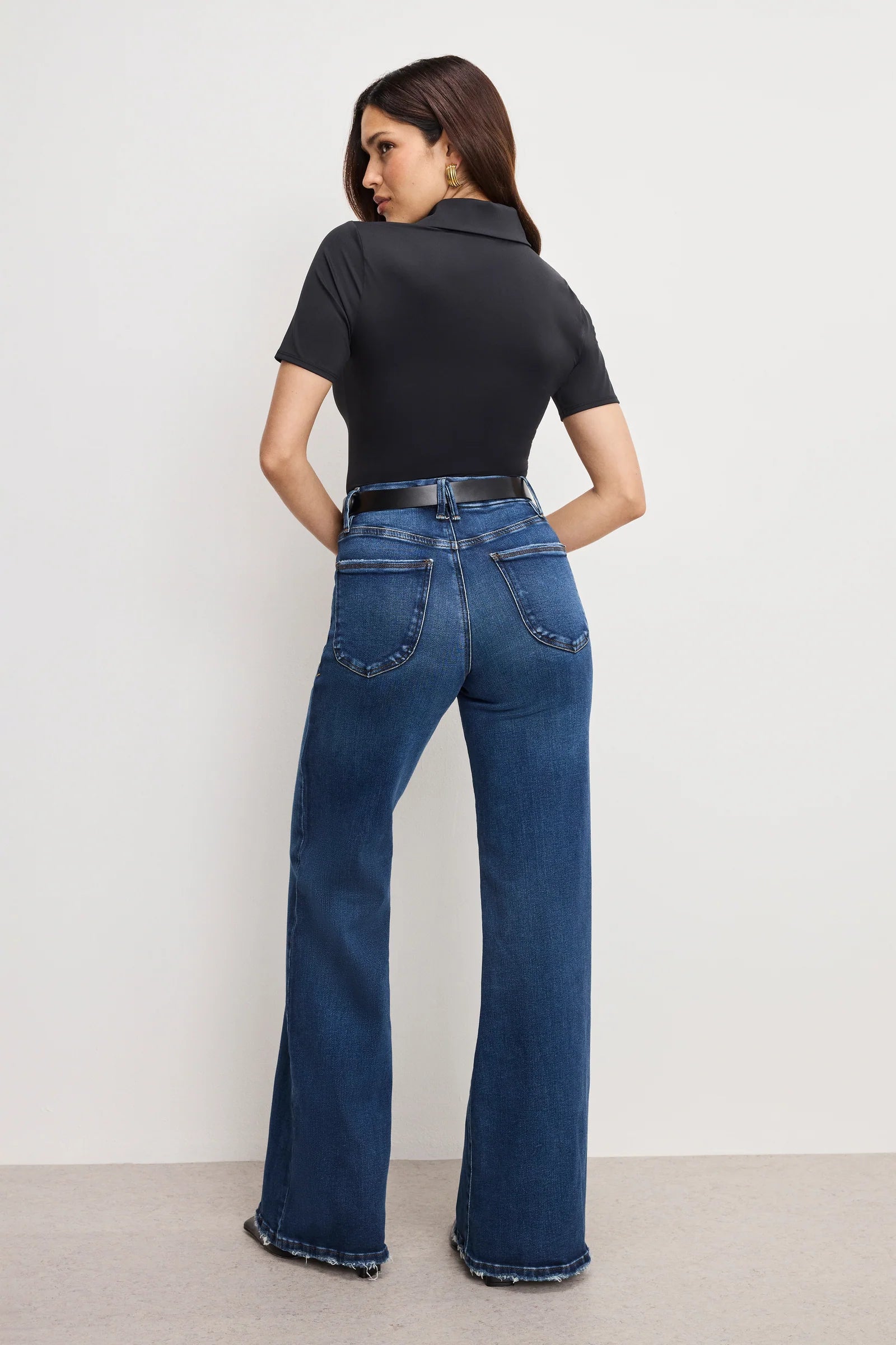 Soft Tech Good Waist Palazzo Jeans