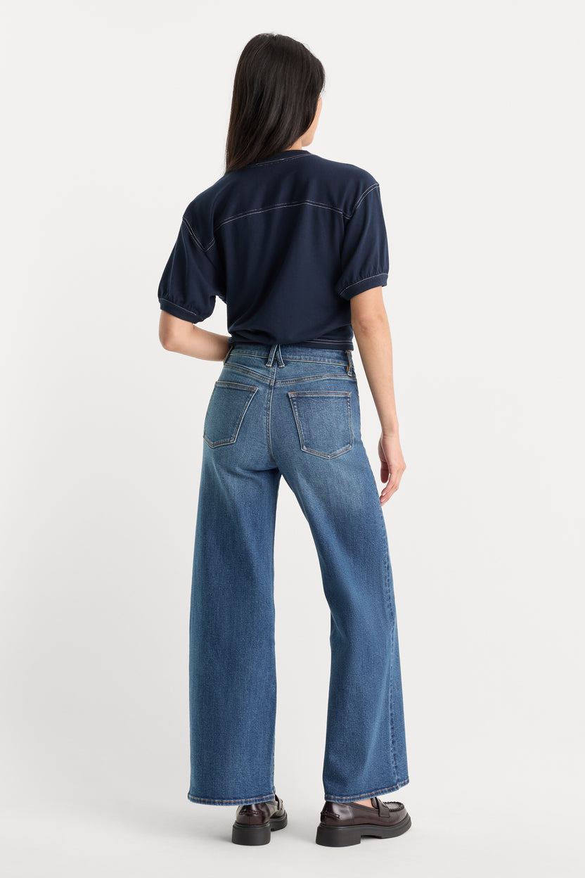 Good Waist Palazzo Ankle Jeans