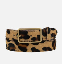 Ruth Animal Print Full Grain Belt