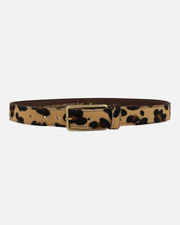 Ruth Animal Print Full Grain Belt