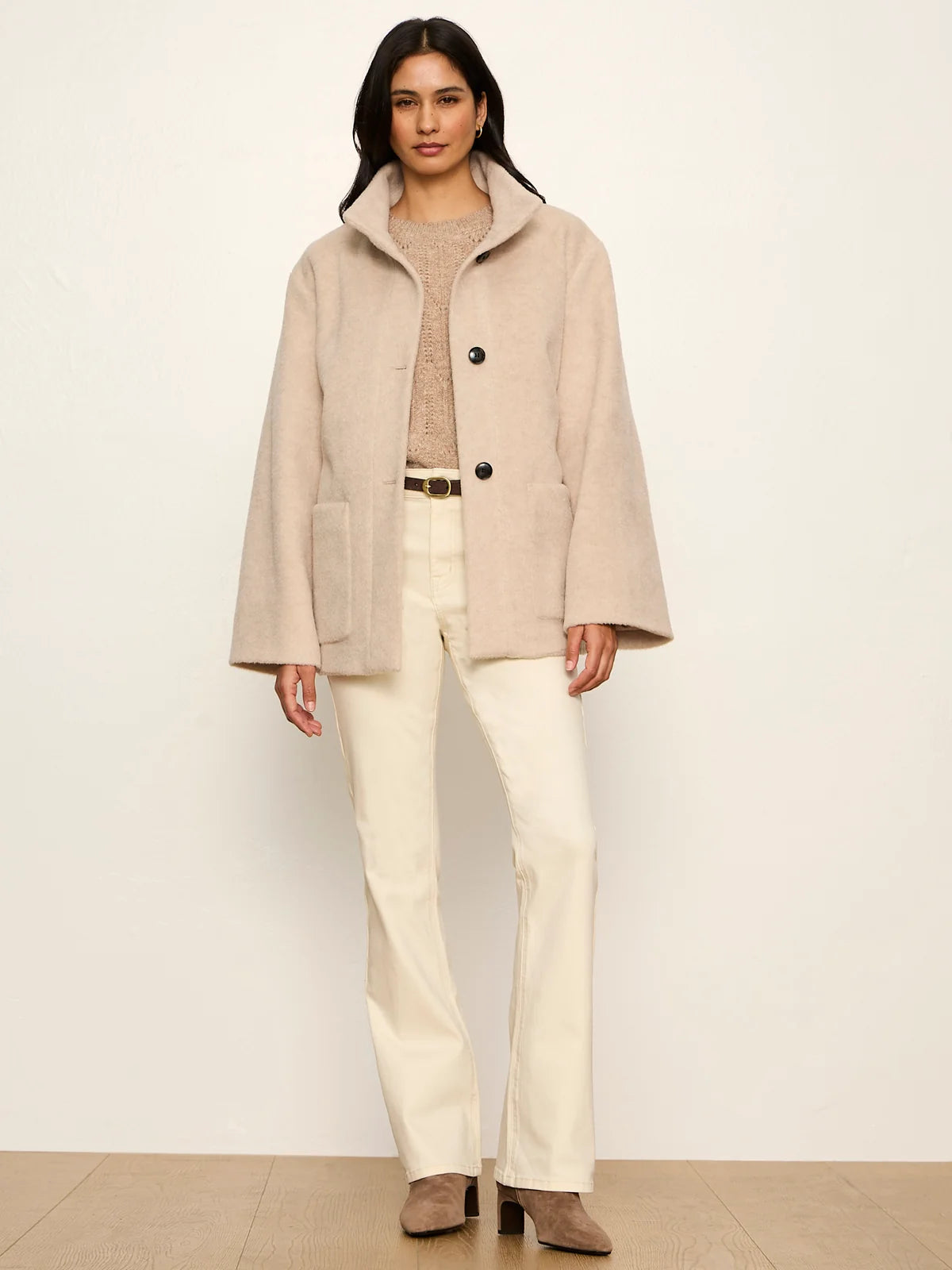 Bundled Wool Coat