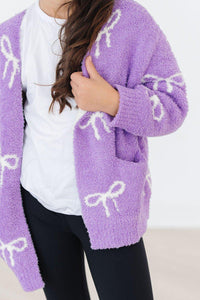 Bow Cozy Cardigan