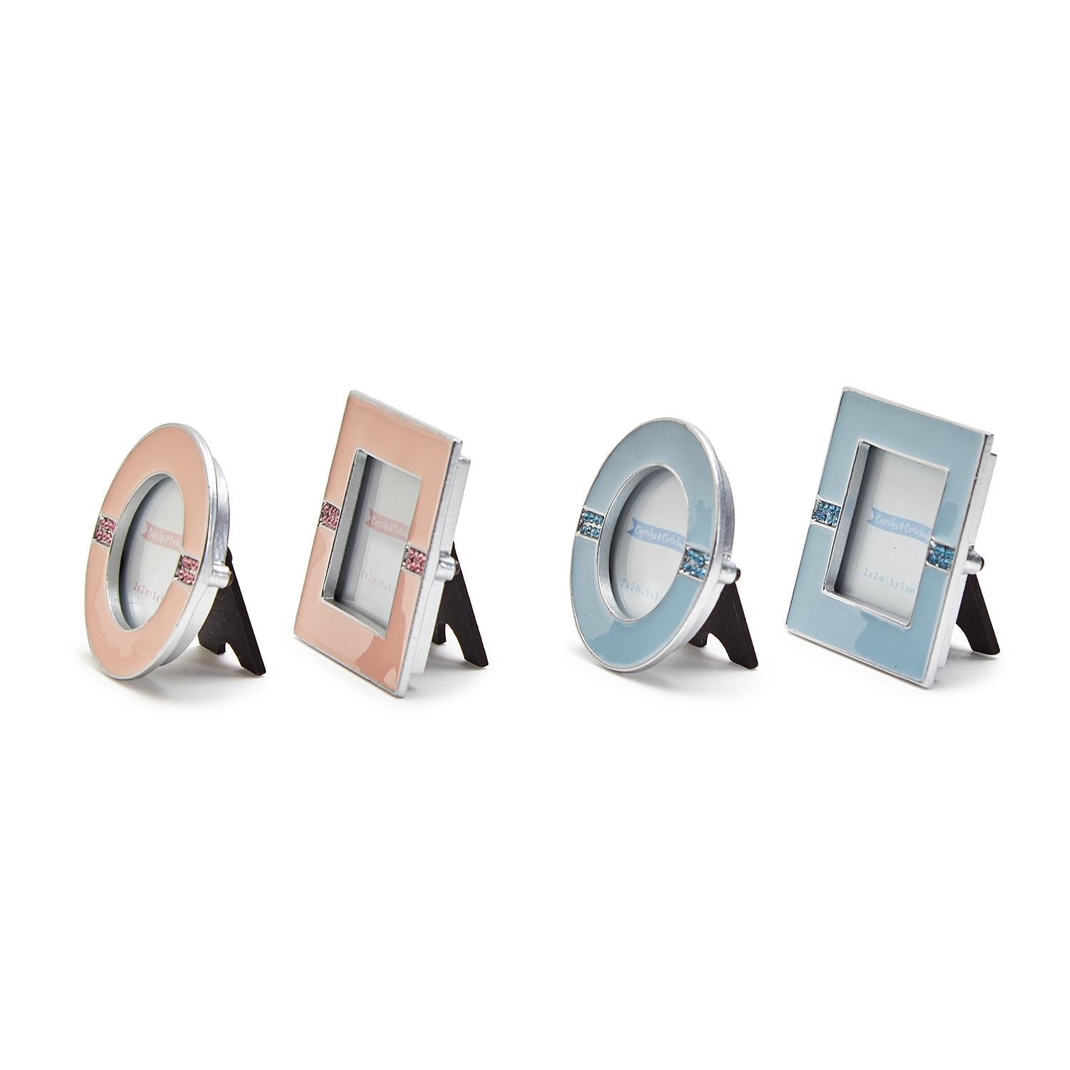 Enameled and Jeweled Photo Frame