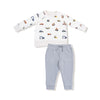 Raglan Sweatshirt and Jogger Set
