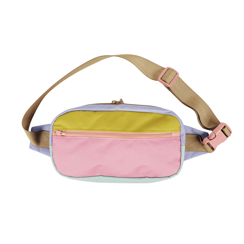 Recycled Candy Block - Large Hip Bag