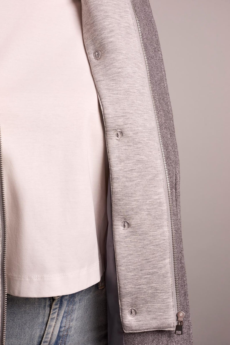 Ultra Soft Knit Coat with Removeable Fooler Hoodie