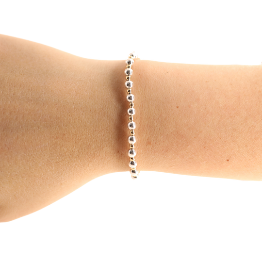 Mini Katy Bracelet Gold with Silver
