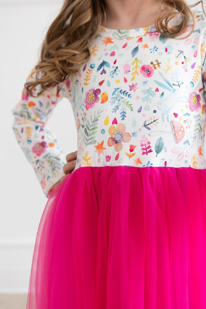 Long Sleeve Tutu Dress