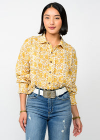 Tuxedo Gauze Top