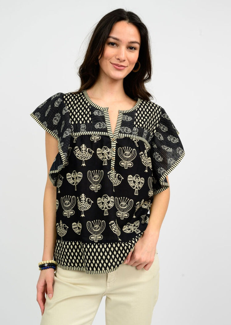Patched Patterns Top