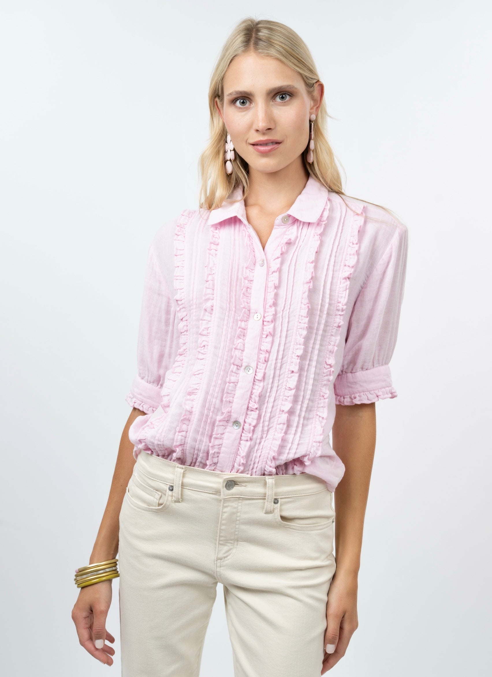 Tuxedo Gauze Shirt