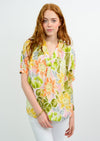 Tropical Floral Popover Top