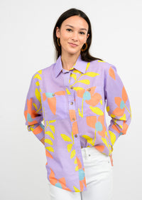Large Floral Camp Top