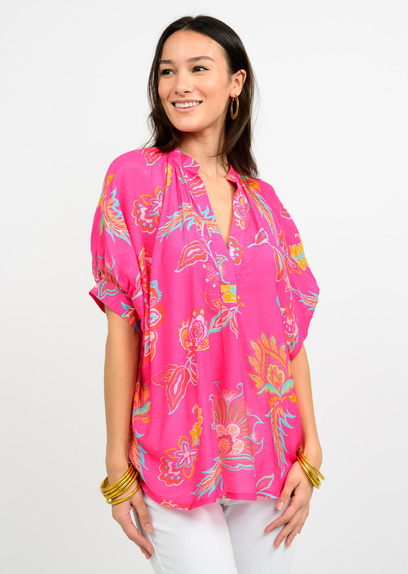 Popover Satin Dolman Top