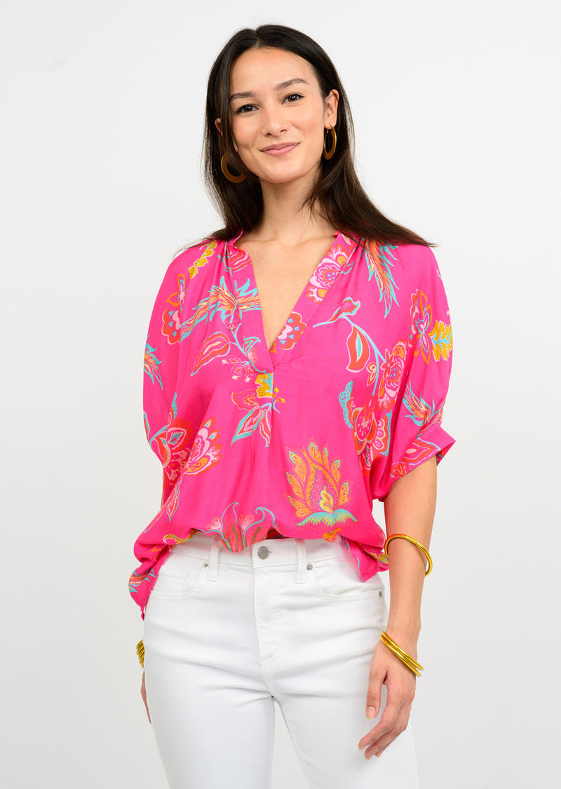 Popover Satin Dolman Top
