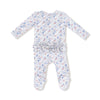 2 Way Zipper Ruffle Back Footie