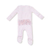 2 Way Zipper Ruffle Back Footie