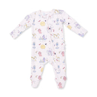 2 Way Ruffle Back Zipper Footie