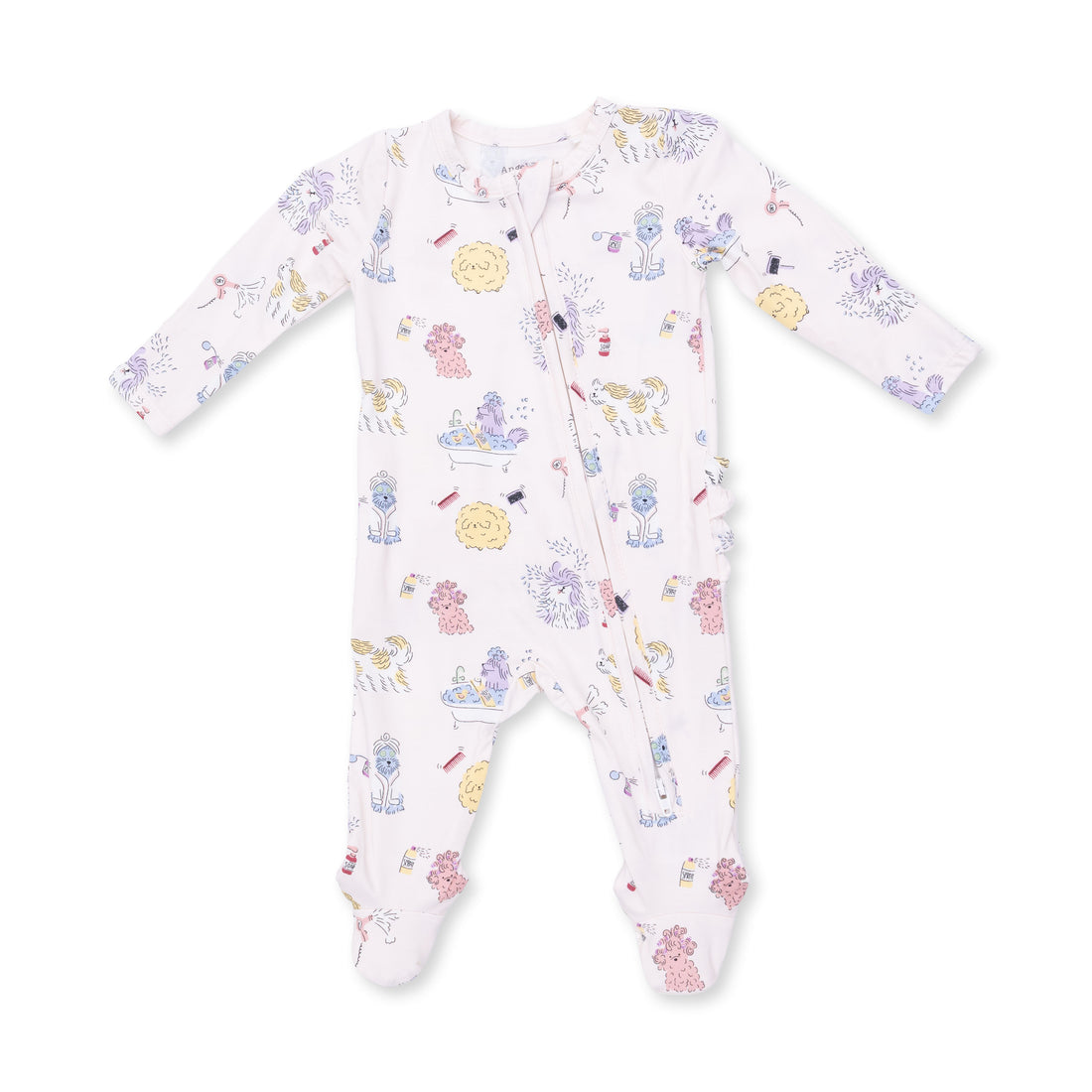 2 Way Ruffle Back Zipper Footie
