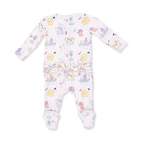 2 Way Ruffle Back Zipper Footie