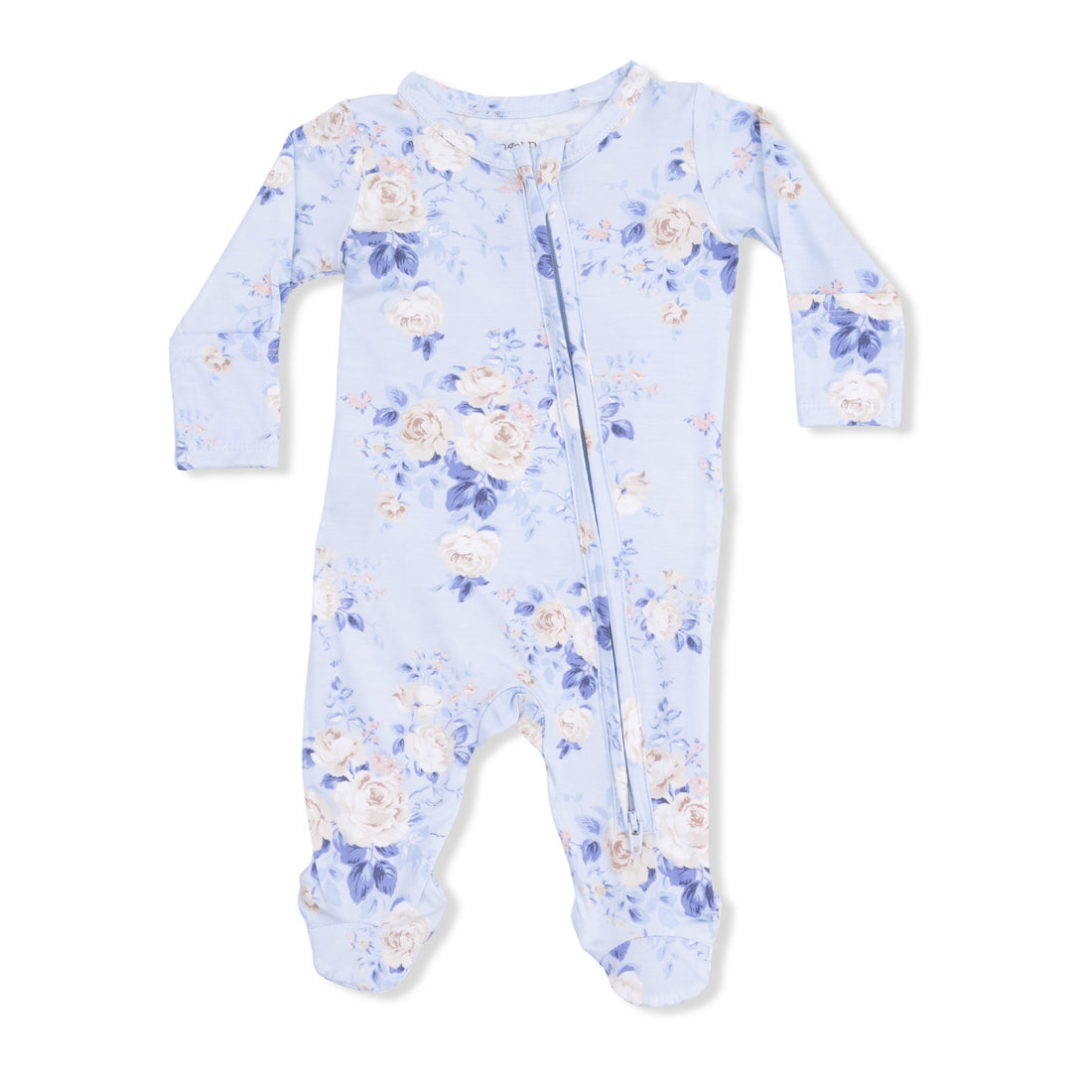 2 Way Ruffle Back Zipper Footie