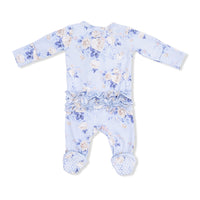 2 Way Ruffle Back Zipper Footie