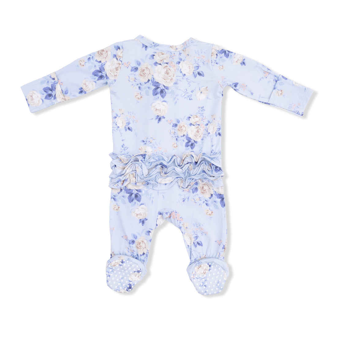 2 Way Ruffle Back Zipper Footie
