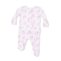 2 Way Ruffle Back Zipper Footie