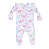 2 Way Ruffle Sleeve Zipper Footie