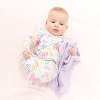 2 Way Ruffle Sleeve Zipper Footie