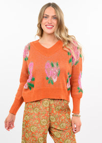 Floral Sweater