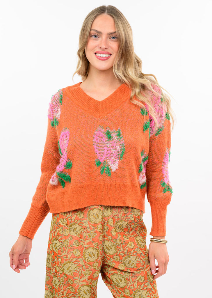 Floral Sweater