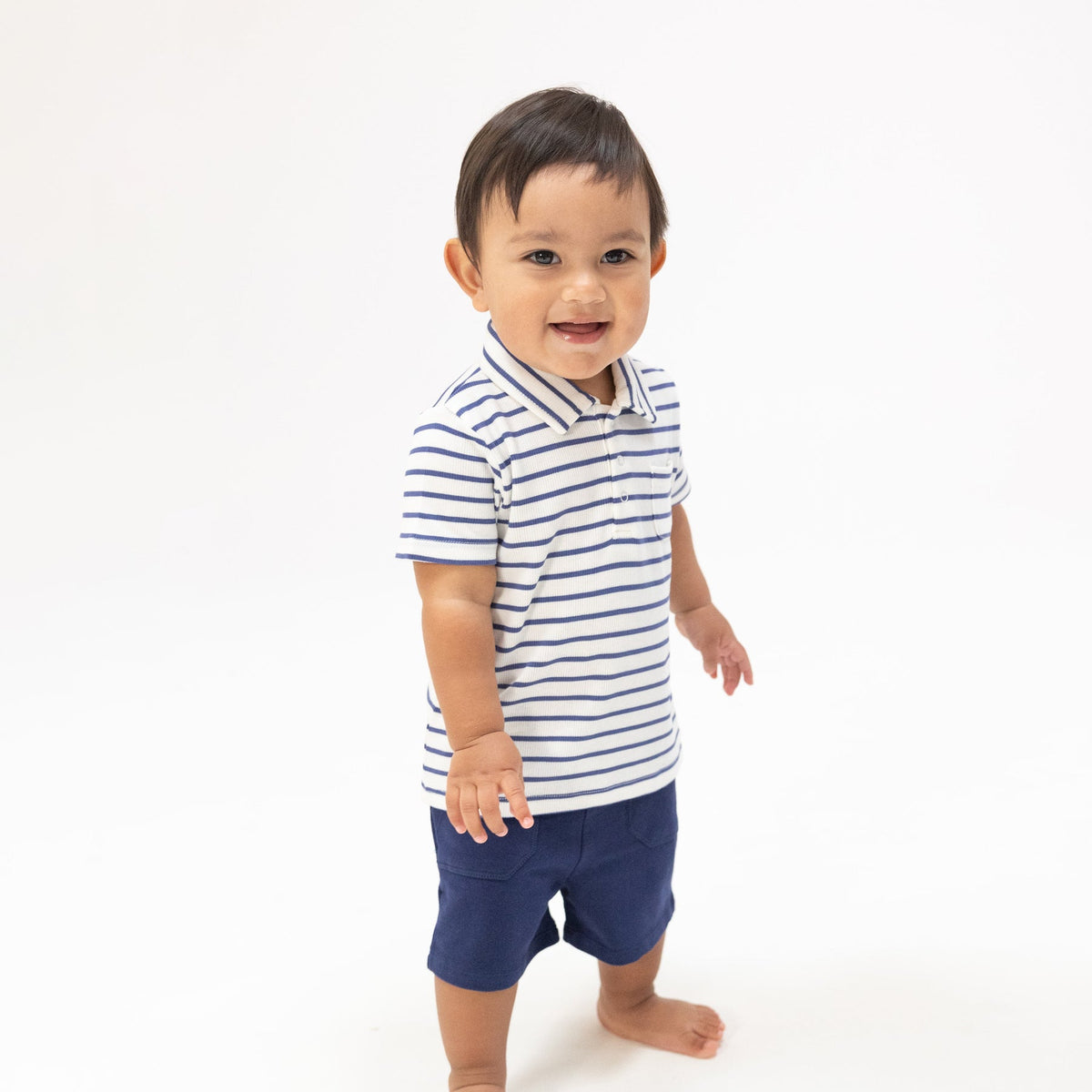 Rib Shirt and French Terry Short