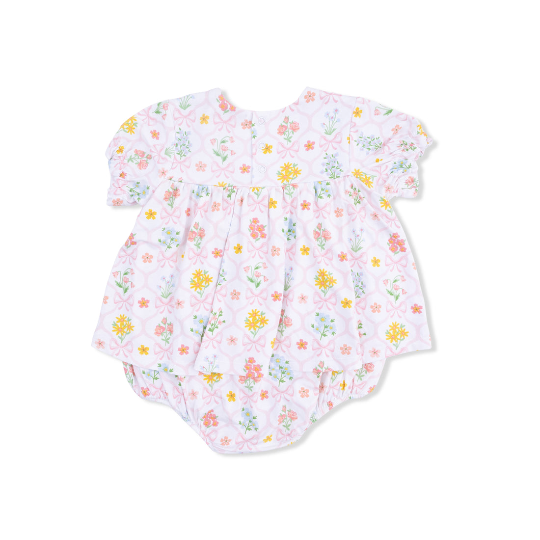 Smocked Ruffle Bubble with Skirt