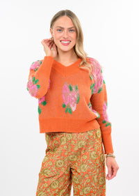 Floral Sweater